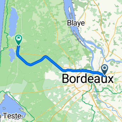 Itinéraire à partir de 6 Avenue du Périgord, Pompignac