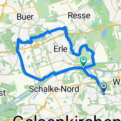 Erzbahn-Haus Leithe-Schloß Berge-Hugobahn