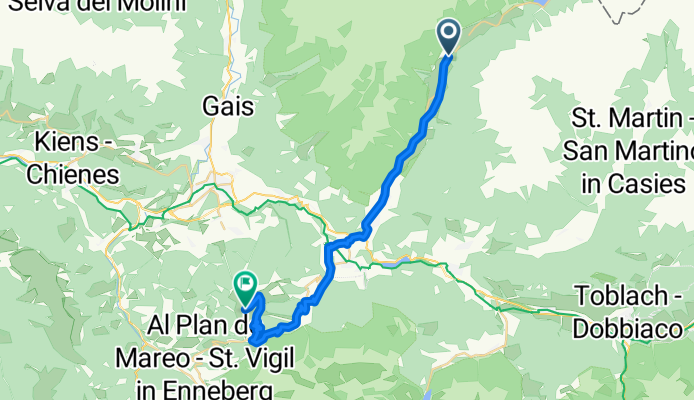 Angerstrasse 3, Rasen Antholz nach Via Plan de Corones in Riscone 6, Olang