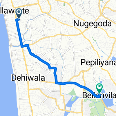 Rudra Mawatha, Colombo to Vihara Mawatha, Dehiwala-Mount Lavinia