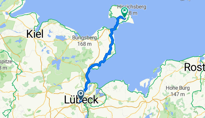 An der Obertrave 4, Lübeck nach Am Markt 1, Fehmarn