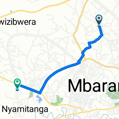 Unnamed Road, Mbarara to Church Road, Mbarara