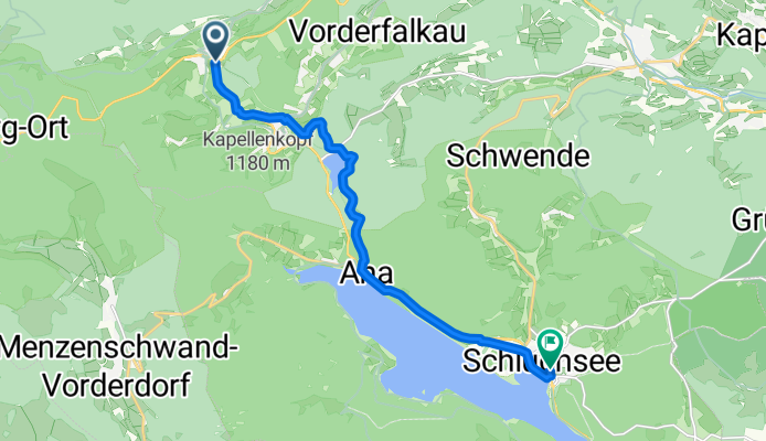 Feldbergstraße 1, Feldberg nach Kirchsteige 3, Schluchsee