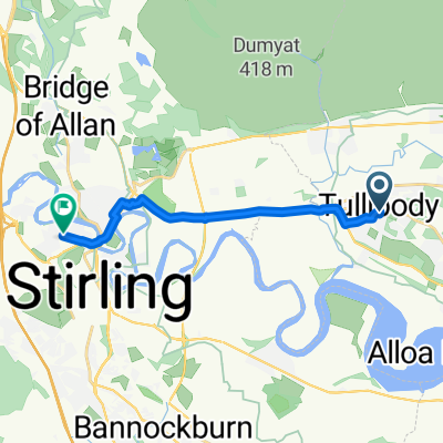 2–6 Delph Road, Tullibody, Alloa to Raploch Community Campus, Drip Road, Stirling