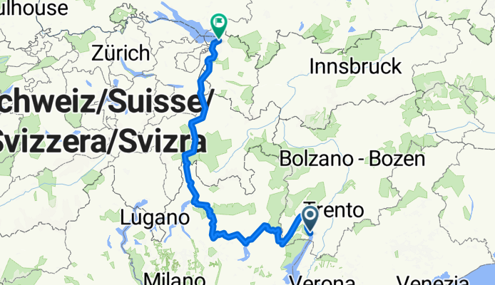 Vom Bodensee zum Gardasee CLONED FROM ROUTE 336007