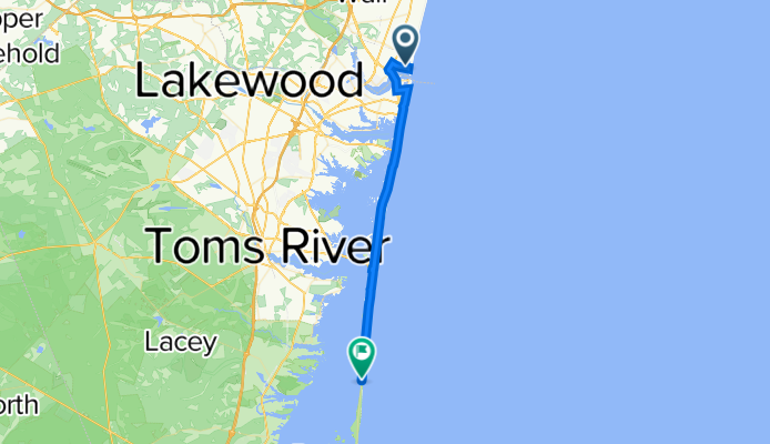 Teresa’s to island beach park