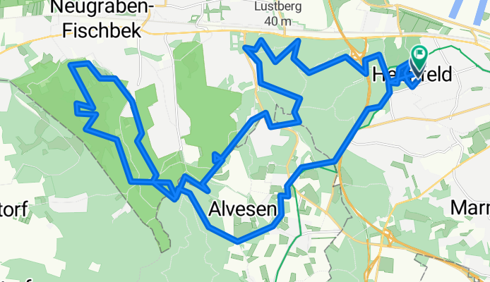 Harburger Berge1 (Singletrails+Waldwege)