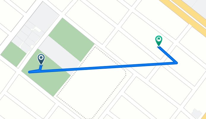 dc office , Karachi to Plot R 402, Karachi