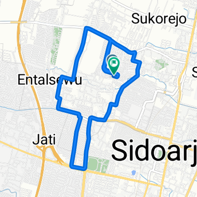 Route to Jalan Bintang Terang 60, Kecamatan Buduran