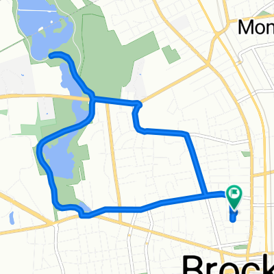 45 W Rosseter St, Brockton to 69 Turner St, Brockton