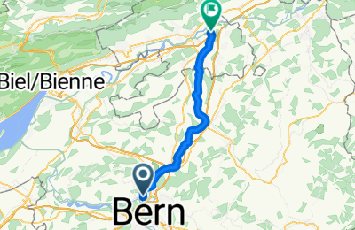Route in der Bikemap App öffnen