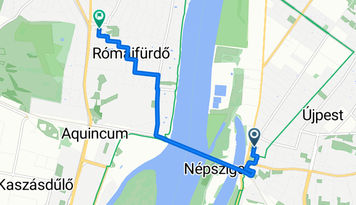 Wolfner utca, Budapest IV. kerület to Anikó utca 4., Budapest
