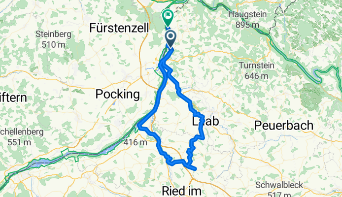 Sachsenberg 43, Wernstein am Inn nach Hofötz 7, Wernstein am Inn