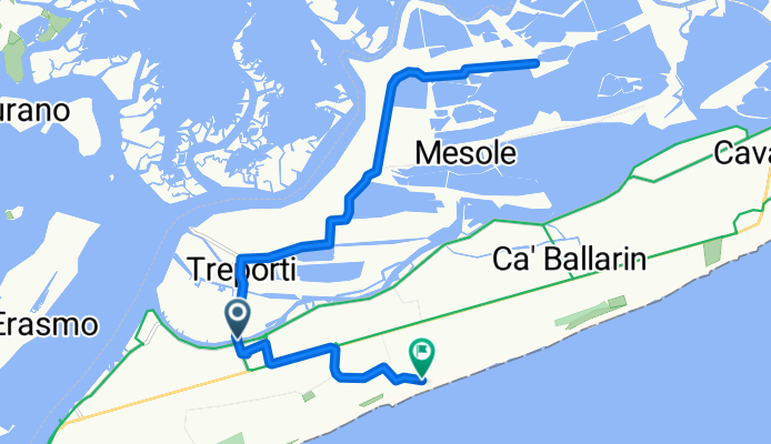 Via Pordelio 1, Cavallino-Treporti nach Via A. Poerio 44, Cavallino-Treporti