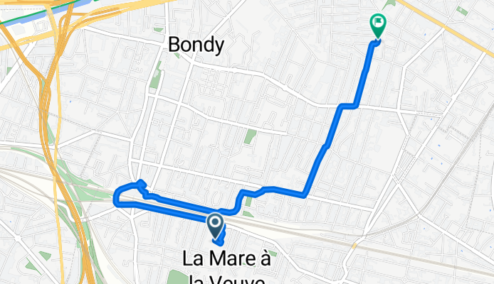 De 98 Route de Villemomble, Bondy à 32 Allée Thérèse, Bondy