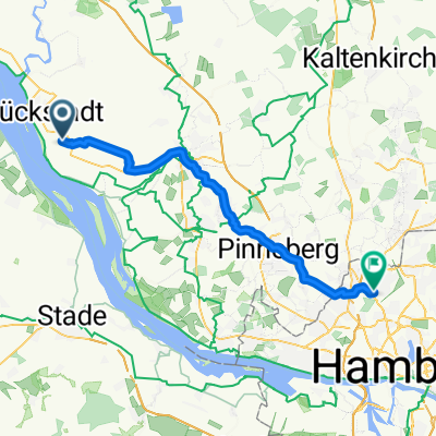 Schleuerweg 26, Kollmar nach Ordulfstraße 44, Hamburg