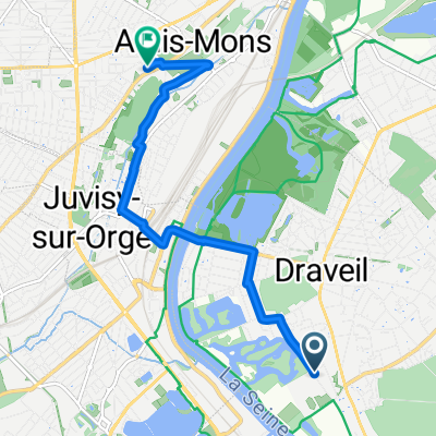 De 59 Rue Ferdinand Buisson, Draveil à 4 Rue Charles Fourrier, Athis-Mons