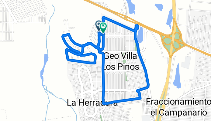 De Avenida las Garzas No. 40, Veracruz a Calle Ninguno 6 369, Fraccionamiento Geovillas Los Pinos