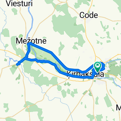 От Pionieru iela 4A, Bauska до Pionieru iela 4A, Bauska