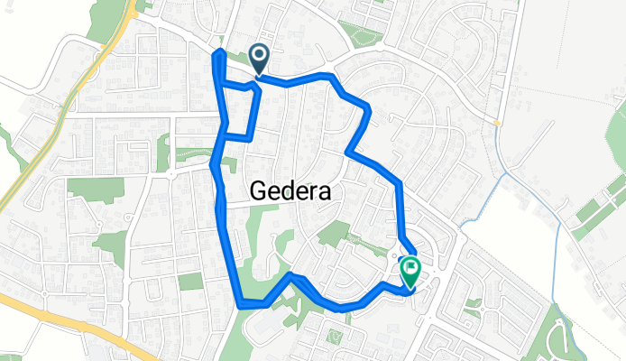 דוד רמז 1, גדרה to יסמין 20, גדרה