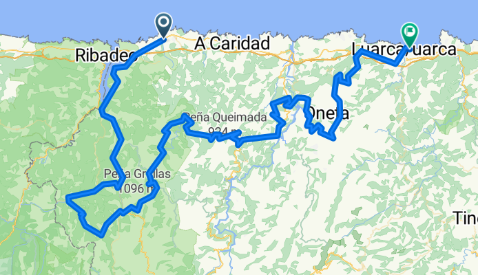 Tapia de Casariego-Luarca. 4300m en 168km