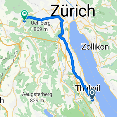 Route von Knonauerstrasse 9–17, Thalwil