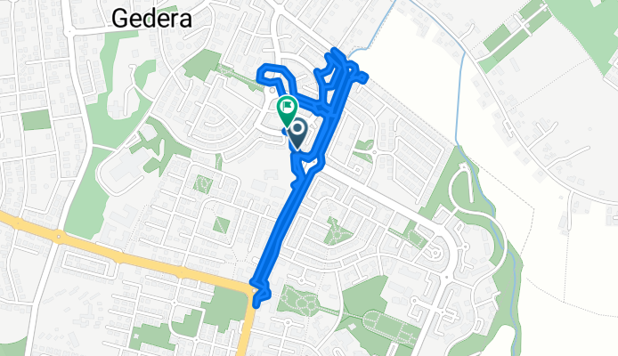 יסמין 24, גדרה to יסמין 15, גדרה