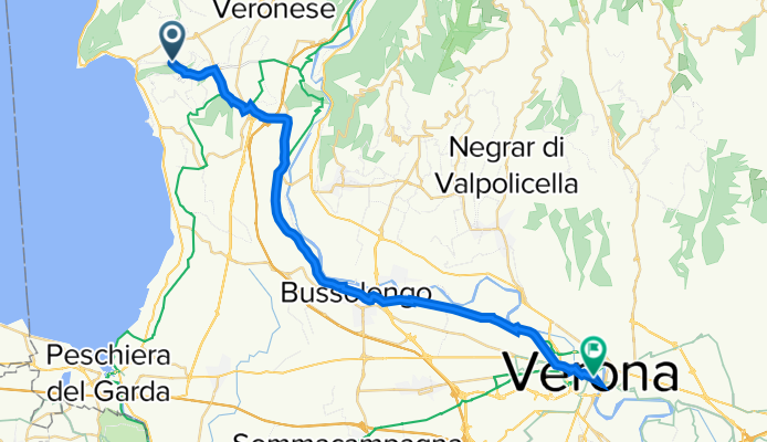 Via San Bernardo, Garda nach Largo Divisione Pasubio, Verona