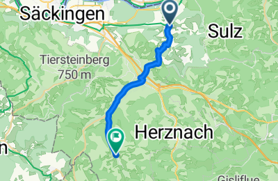 Route in der Bikemap App öffnen