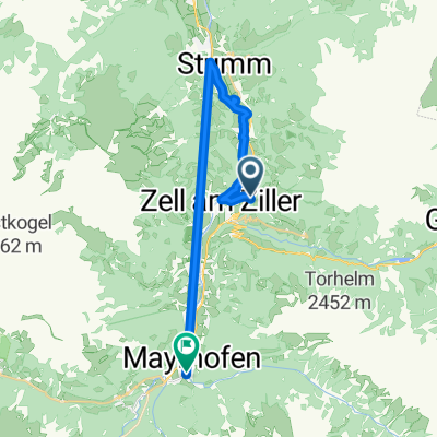 Rohr 11, Rohrberg nach Ahornstraße 850, Mayrhofen