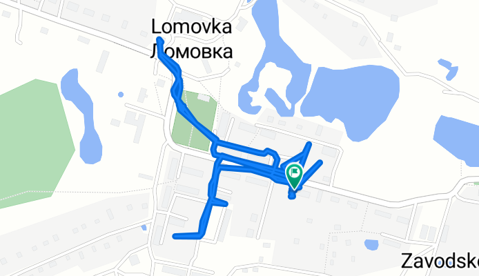 От Unnamed Road, Ломовка до Unnamed Road, Ломовка