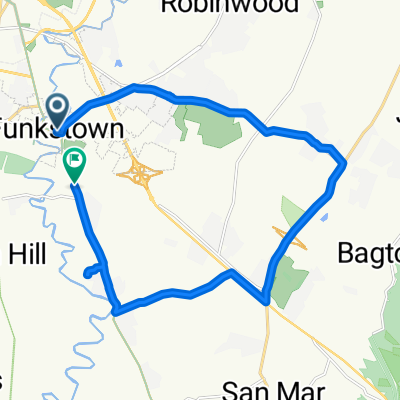 East Baltimore Street 100, Hagerstown to Old National Pike 10225, Hagerstown