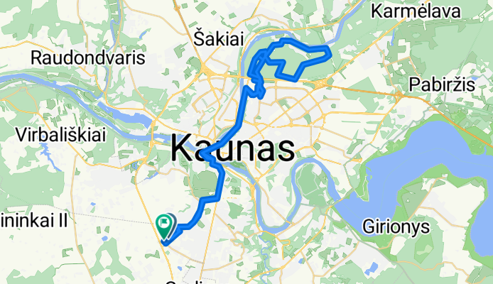 Kalvarijos gatvė 128d, Kaunas to Sodų gatvė 135, Kaunas