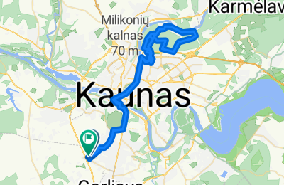 Route in der Bikemap App öffnen