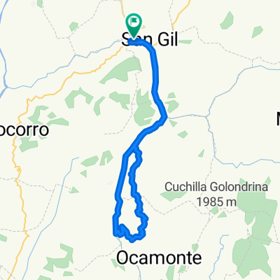 De Calle 27A 14-02, San Gil a Calle 27A 14-02, San Gil
