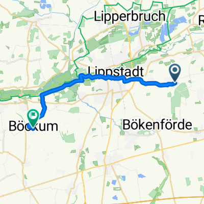 Kölner Grenzweg 22A, Lippstadt nach Zum Birkengrund 2, Erwitte