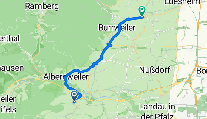 Weinstraße 43, Birkweiler nach Weinstraße, Hainfeld