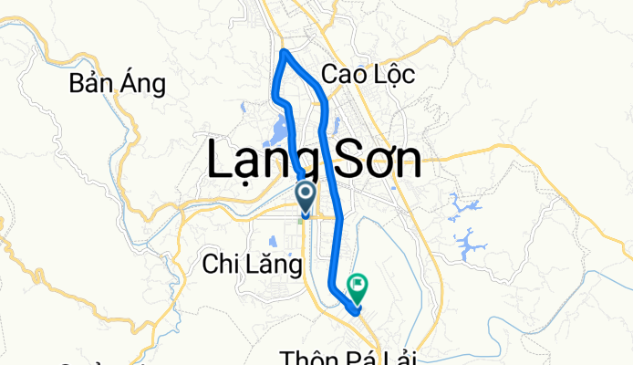 Đinh Tiên Hoàng 2, Thành phố Lạng Sơn to Thành phố Lạng Sơn