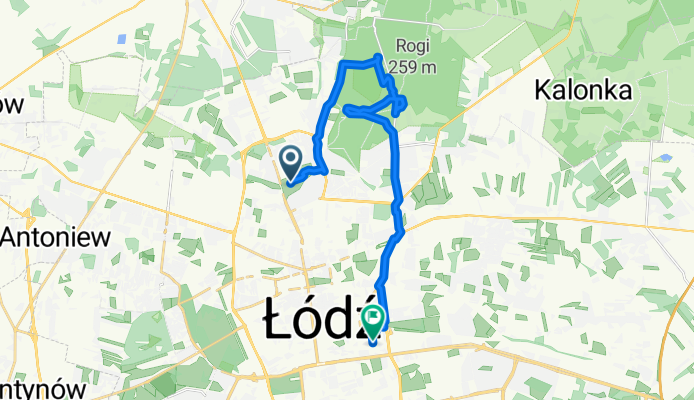 Zgierska 139A, Łódź do Wysoka 27, Łódź
