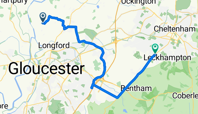Ingledean, Sandhurst Lane, Gloucester to Leckhampton Gate, Shurdington Road, Cheltenham