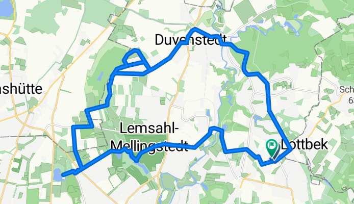 Bergstedter Chaussee 235, Hamburg nach Plaggenweg 3, Hamburg