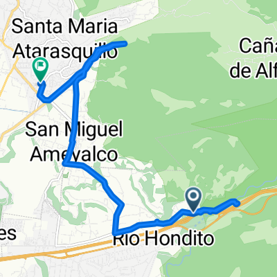 De Carretera Toluca - México 158 a Simon Bolívar SNO, San Mateo Atarasquillo