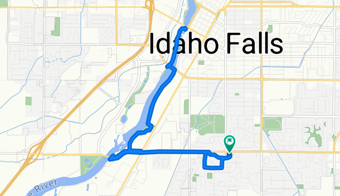 Stone Run Lane 159, Idaho Falls to Stone Run Lane 159, Idaho Falls