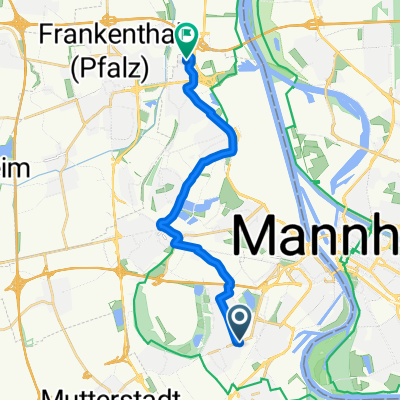 Innsbrucker Weg 37, Ludwigshafen nach Madrider Weg 17, Ludwigshafen
