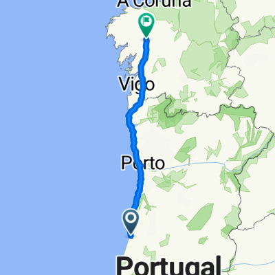 De Rua 1º de Maio 58a, Tavarede a Rúa do Vilar 71, Santiago de Compostela