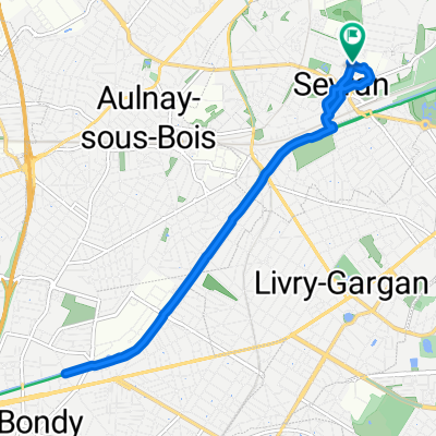 De 21 Rue Gabriel Péri, Sevran à 34 Rue Gabriel Péri, Sevran