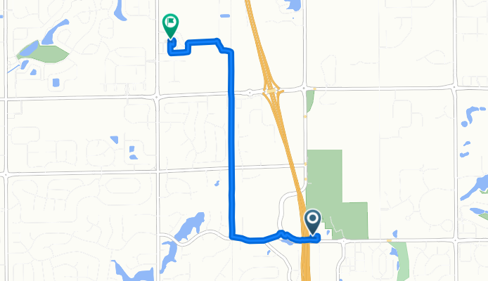 15100 Thatcher Ln, Westfield to 16350 Trace Blvd N, Westfield