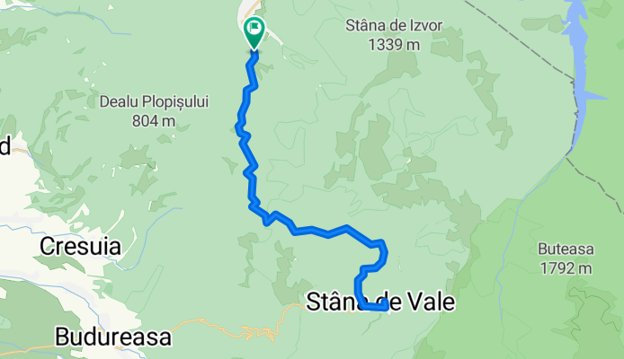 Lacul Lesu Valea Iadului Stana de Vale si retur