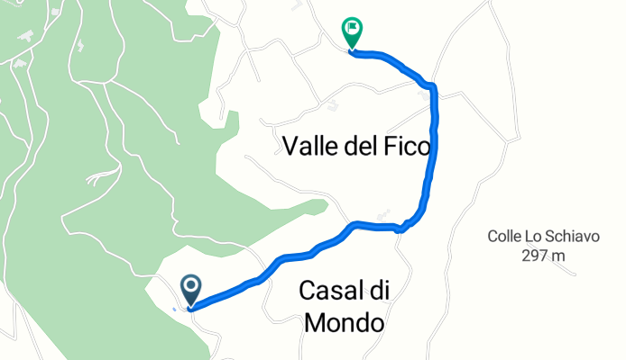 Da Via Casal di Mondo 41, Artena a Via Maiotini 57, Artena