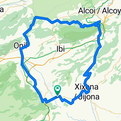 Tibi - Xixona - Onil - Tibi